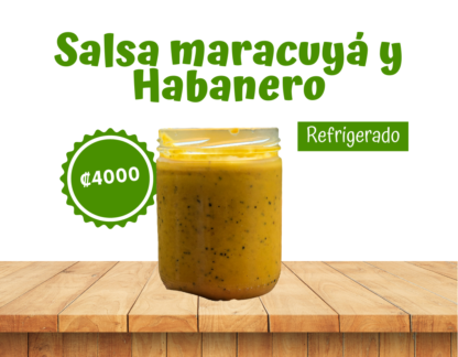 Salsa maracuyá y Habanero